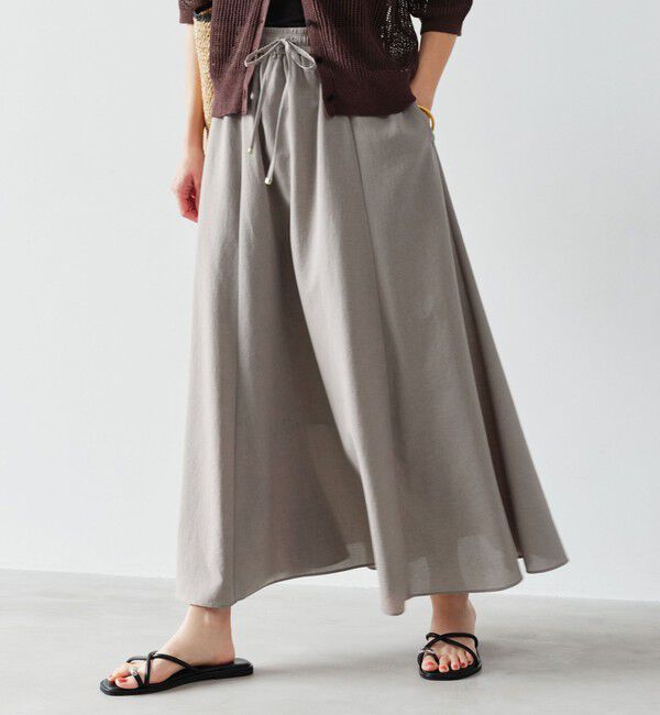 UNITED ARROWS green label relaxing「【結論シリーズ】ドライクロス フレアスカート マシンウォッシャブル  通気性」|フレア|