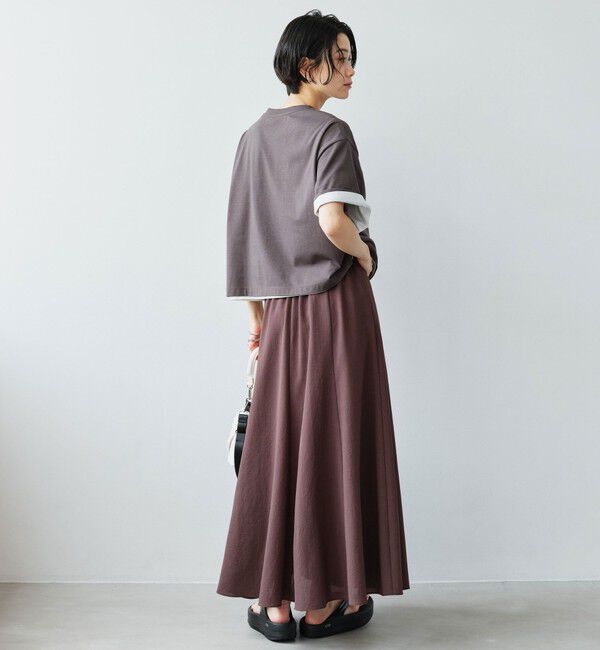 UNITED ARROWS green label relaxing「【結論シリーズ】ドライクロス フレアスカート マシンウォッシャブル  通気性」|フレア|