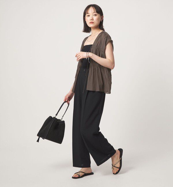 UNITED ARROWS green label relaxing「ボリューム 2WAY リボン ノースリーブ ブラウス」|シャツ・ブラウス|