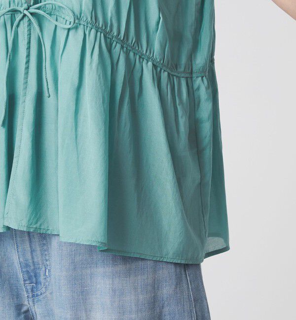 UNITED ARROWS green label relaxing「ボリューム 2WAY リボン ノースリーブ ブラウス」|シャツ・ブラウス|