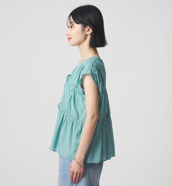 UNITED ARROWS green label relaxing「ボリューム 2WAY リボン ノースリーブ ブラウス」|シャツ・ブラウス|