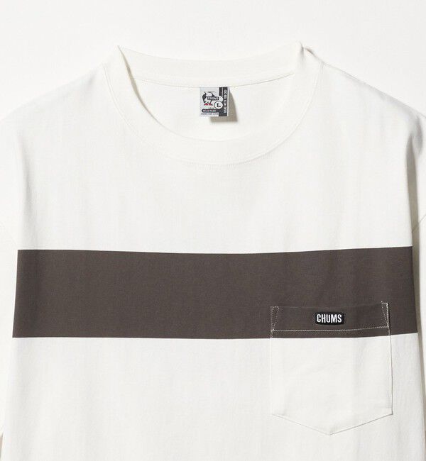UNITED ARROWS green label relaxing「【別注】＜CHUMS＞GLR ライン ポケット 半袖 Tシャツ」|Tシャツ・カットソー|