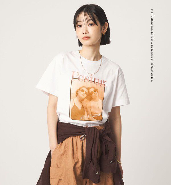 UNITED ARROWS green label relaxing「【別注】＜GOOD ROCK SPEED＞LIFE ショート スリーブ Tシャツ」|Tシャツ・カットソー|OFF WHITE