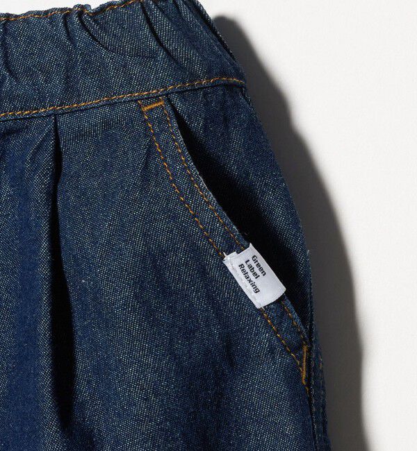 UNITED ARROWS green label relaxing「デニム バルーン ハーフ パンツ / キッズ 100cm-160cm」|その他|