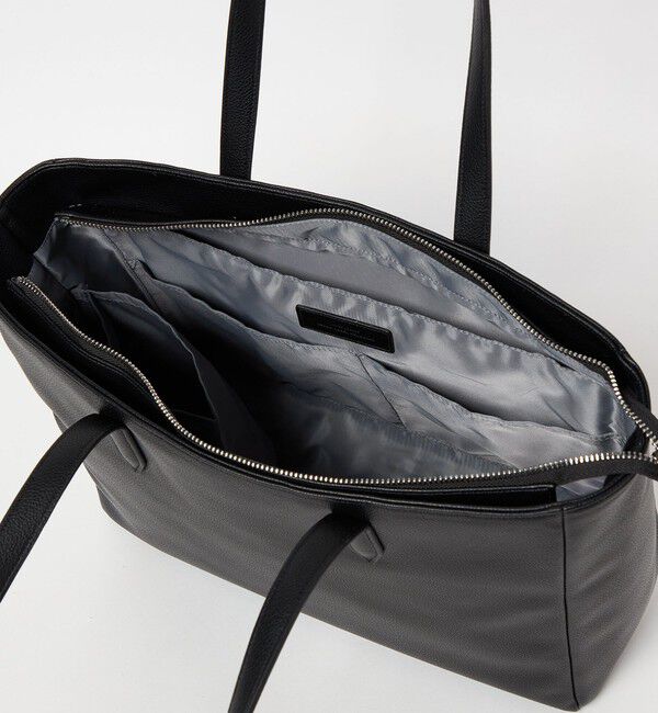 UNITED ARROWS green label relaxing「【WEB限定】GLR レザーライク ファンクショナル ワイド トートバッグ」|トートバッグ|