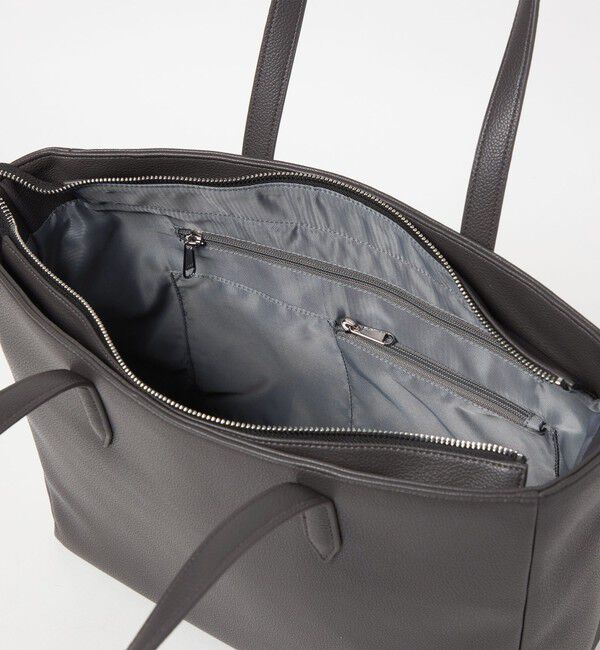 UNITED ARROWS green label relaxing「【WEB限定】GLR レザーライク ファンクショナル ワイド トートバッグ」|トートバッグ|