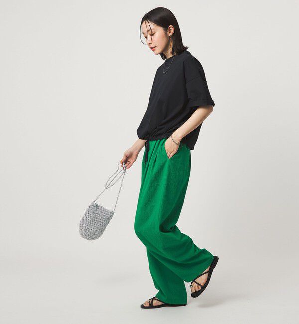 UNITED ARROWS green label relaxing「【WEB限定】＜at ease＞カラミ カーブ パンツ」|その他|