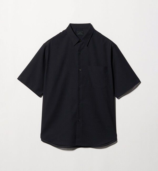UNITED ARROWS green label relaxing「ウォッシャブル TW サイロ ジャストルーズ レギュラーカラー 半袖 シャツ -通気性・接触冷感-」|シャツ・ブラウス|
