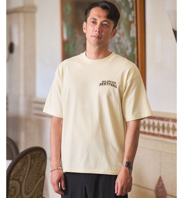 UNITED ARROWS green label relaxing「【別注】＜SCREEN STARS＞GLR シーフード 半袖 Tシャツ」|Tシャツ・カットソー|