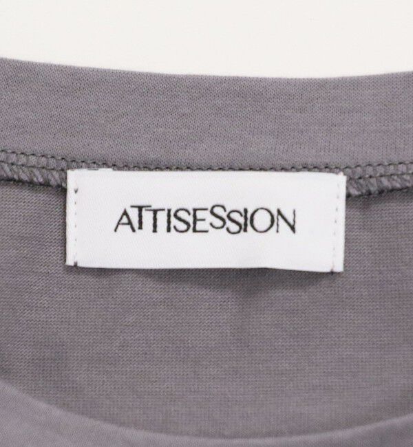 ATTISESSION「＜ATTISESSION＞コットン スター スリーブ Tシャツ」|Tシャツ・カットソー|
