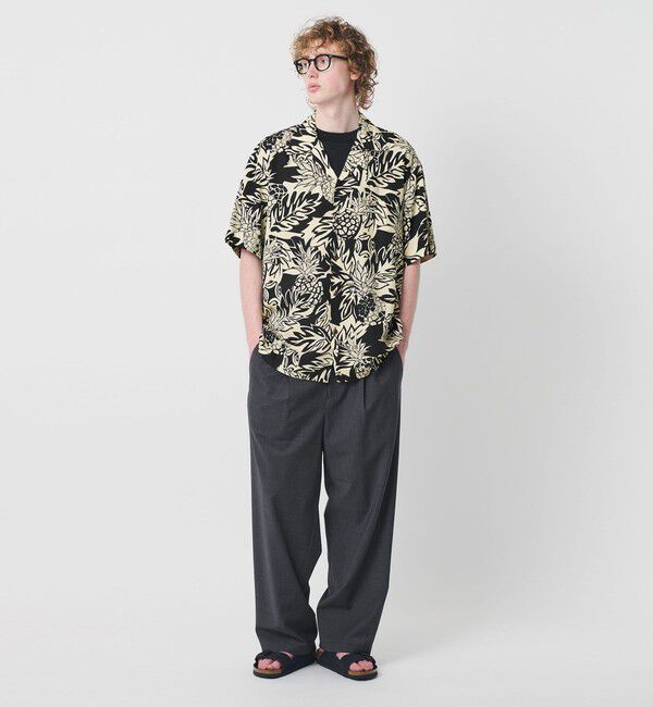 BEAUTY&YOUTH UNITED ARROWS「＜TWO PALMS＞ WILD PINEAPPLE オープンカラー シャツ」|シャツ・ブラウス|