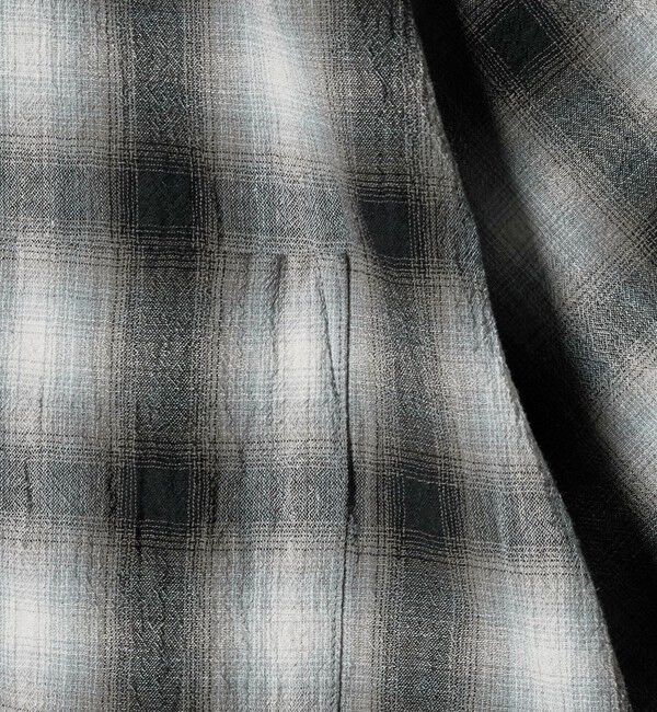 BEAUTY&YOUTH UNITED ARROWS「ボイル オンブレ チェック レギュラーカラー シャツ GRANDE型」|シャツ・ブラウス|