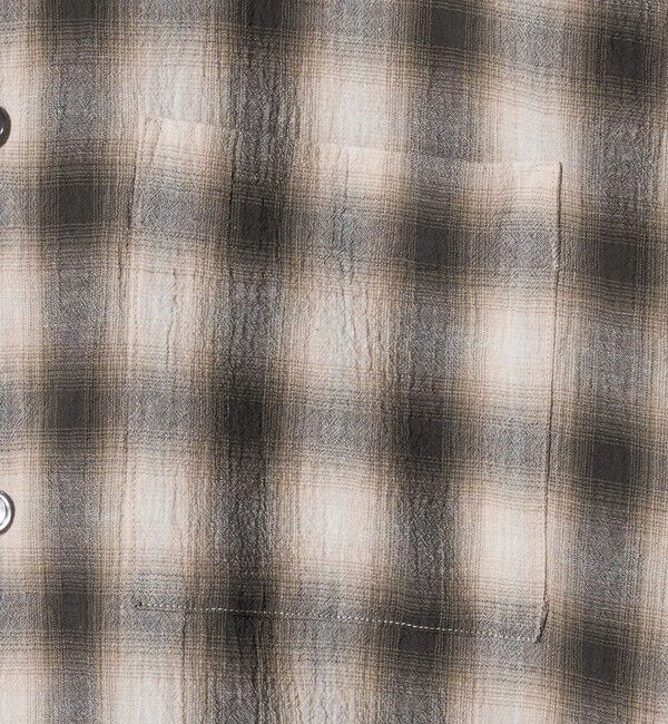 BEAUTY&YOUTH UNITED ARROWS「ボイル オンブレ チェック レギュラーカラー シャツ GRANDE型」|シャツ・ブラウス|