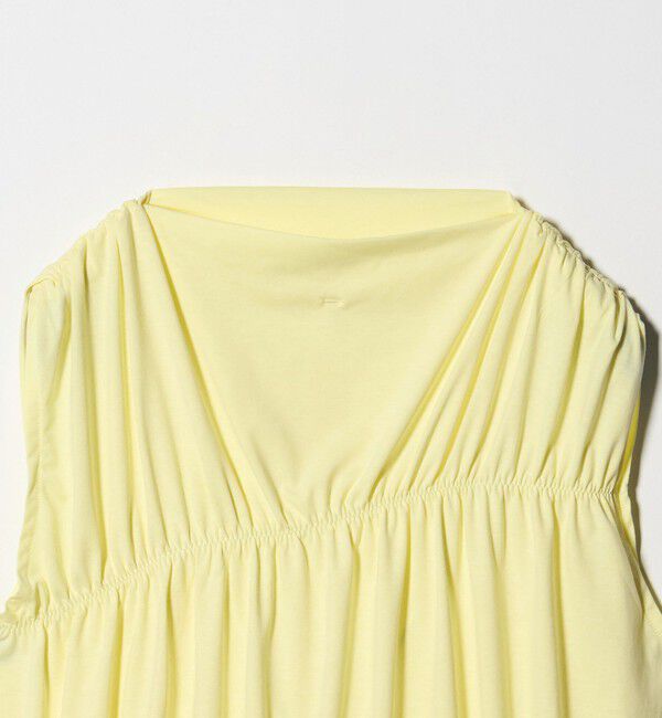 BEAUTY&YOUTH UNITED ARROWS「【WEB限定 Wardrobe DAILY MINIMAL】シャーリング ノースリーブトップス」|Tシャツ・カットソー|