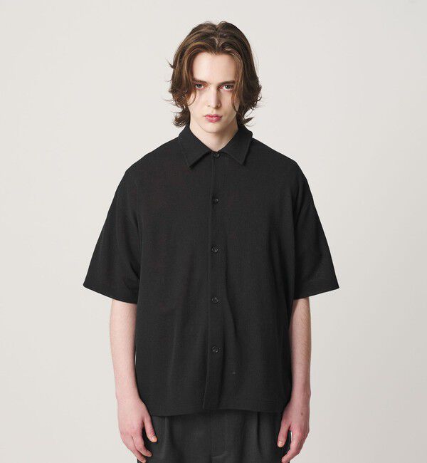 BEAUTY&YOUTH UNITED ARROWS「KNITEE リネンブレンド ミラノ シャツ ウォッシャブル」|カーディガン|