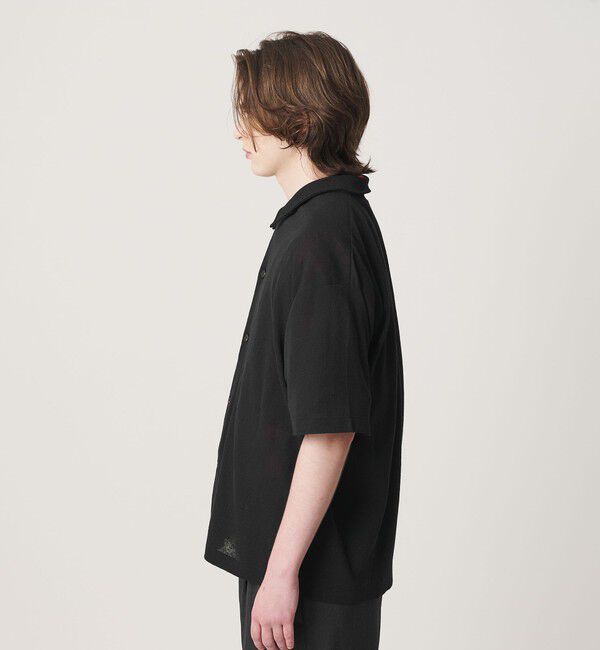 BEAUTY&YOUTH UNITED ARROWS「KNITEE リネンブレンド ミラノ シャツ ウォッシャブル」|カーディガン|