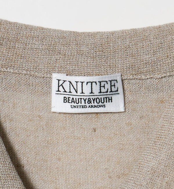 BEAUTY&YOUTH UNITED ARROWS「KNITEE リネンブレンド ミラノ シャツ ウォッシャブル」|カーディガン|
