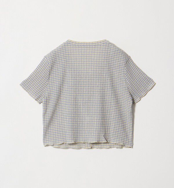 BEAUTY&YOUTH UNITED ARROWS「ソリッド＆チェック Vネック ショートスリーブ カーディガン」|カーディガン|