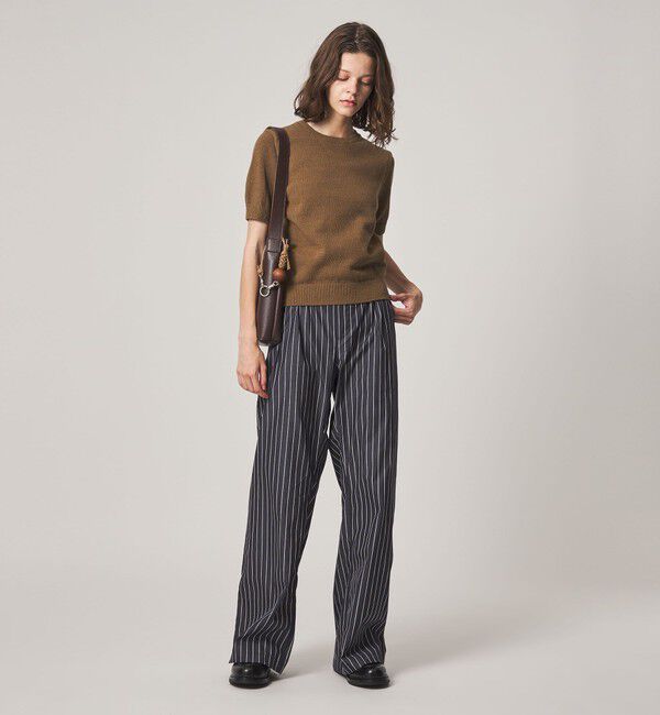 STEVEN ALAN「＜Steven Alan＞ハーフスリーブ ニット プルオーバー」|ニット・セーター|