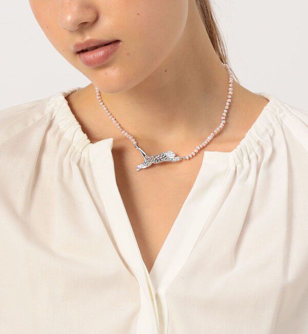TOMORROWLAND GOODS「PALA LEOPARD HOOK TINY P パールネックレス」|ネックレス|