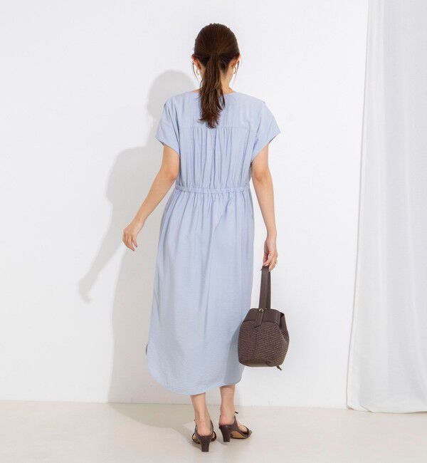 NOLLEY'S「ウォッシャブル前タックワンピース」|ワンピース|