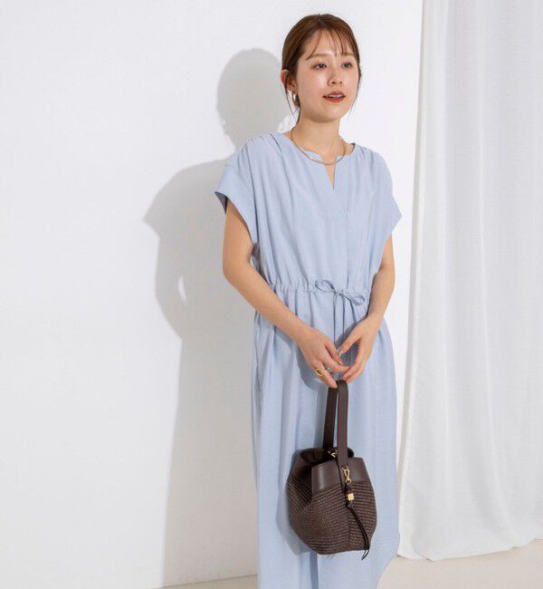 NOLLEY'S「ウォッシャブル前タックワンピース」|ワンピース|