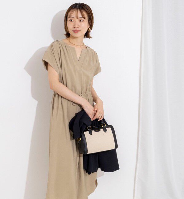 NOLLEY'S「ウォッシャブル前タックワンピース」|ワンピース|