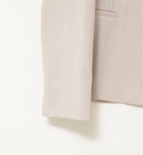 NOLLEY'S sophi「《セットアップ対応/UVカット/接触冷感》ウォッシャブルDry toro ノーカラージャケット」|ノーカラージャケット|