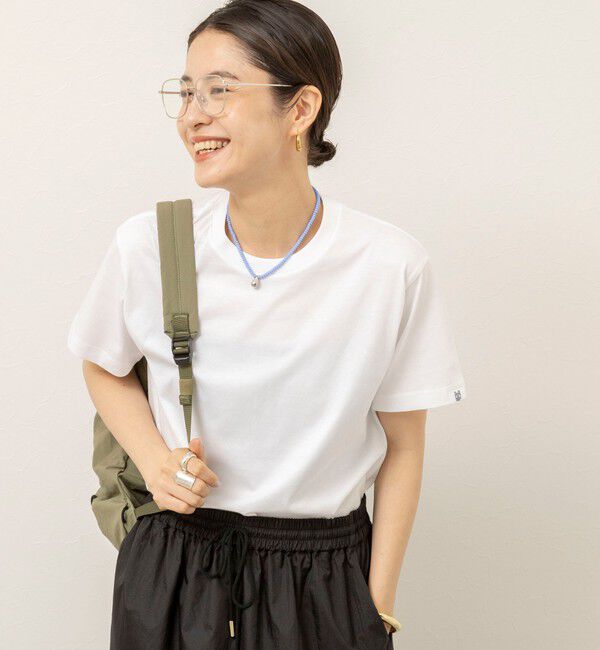 MAQWEL「【MAQWEL/マクウェル】ウォッシャブルコンパクトコーマＴシャツ」|Tシャツ・カットソー|