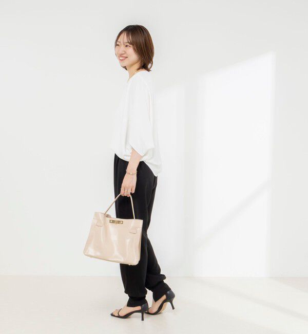 NOLLEY'S「【WEB限定】ウォッシャブルジョーゼットコクーンブラウス」|シャツ・ブラウス|