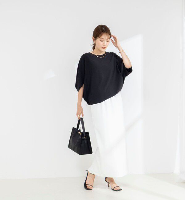 NOLLEY'S「【WEB限定】ウォッシャブルジョーゼットコクーンブラウス」|シャツ・ブラウス|