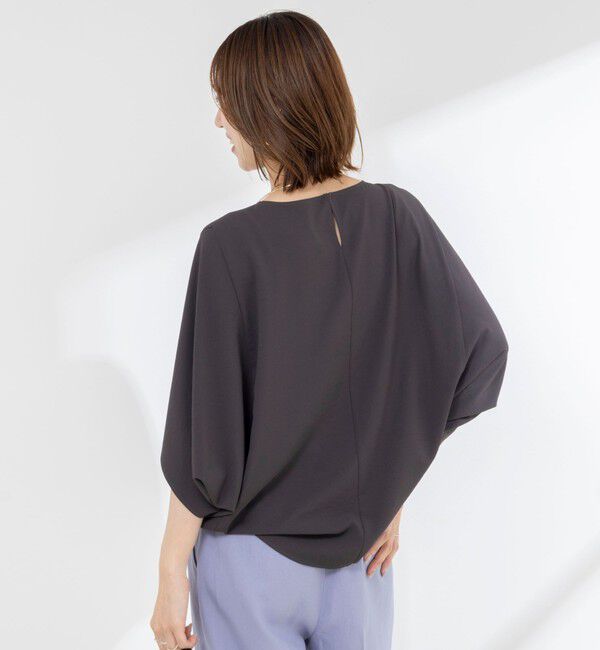 NOLLEY'S「【WEB限定】ウォッシャブルジョーゼットコクーンブラウス」|シャツ・ブラウス|