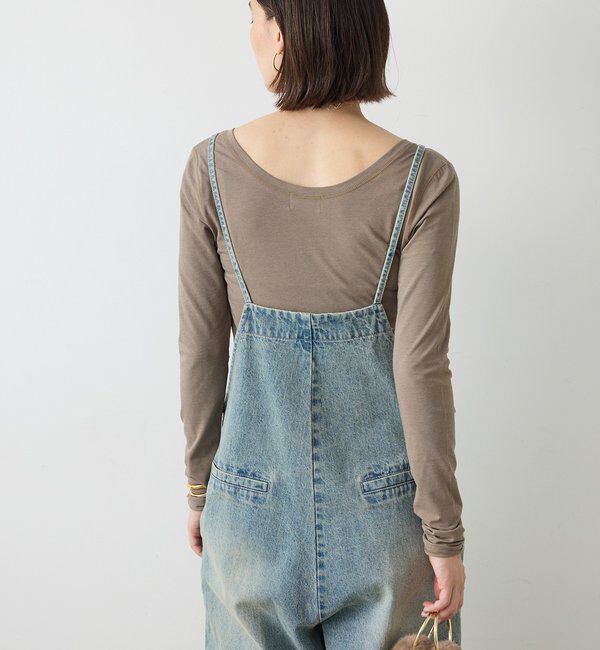  「【La nature linge】キュプラハイツイストヘンリーロンTee」|Tシャツ・カットソー|