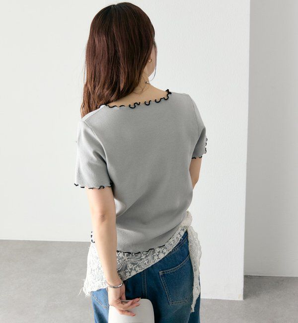  「配色メロウニットT」|Tシャツ・カットソー|