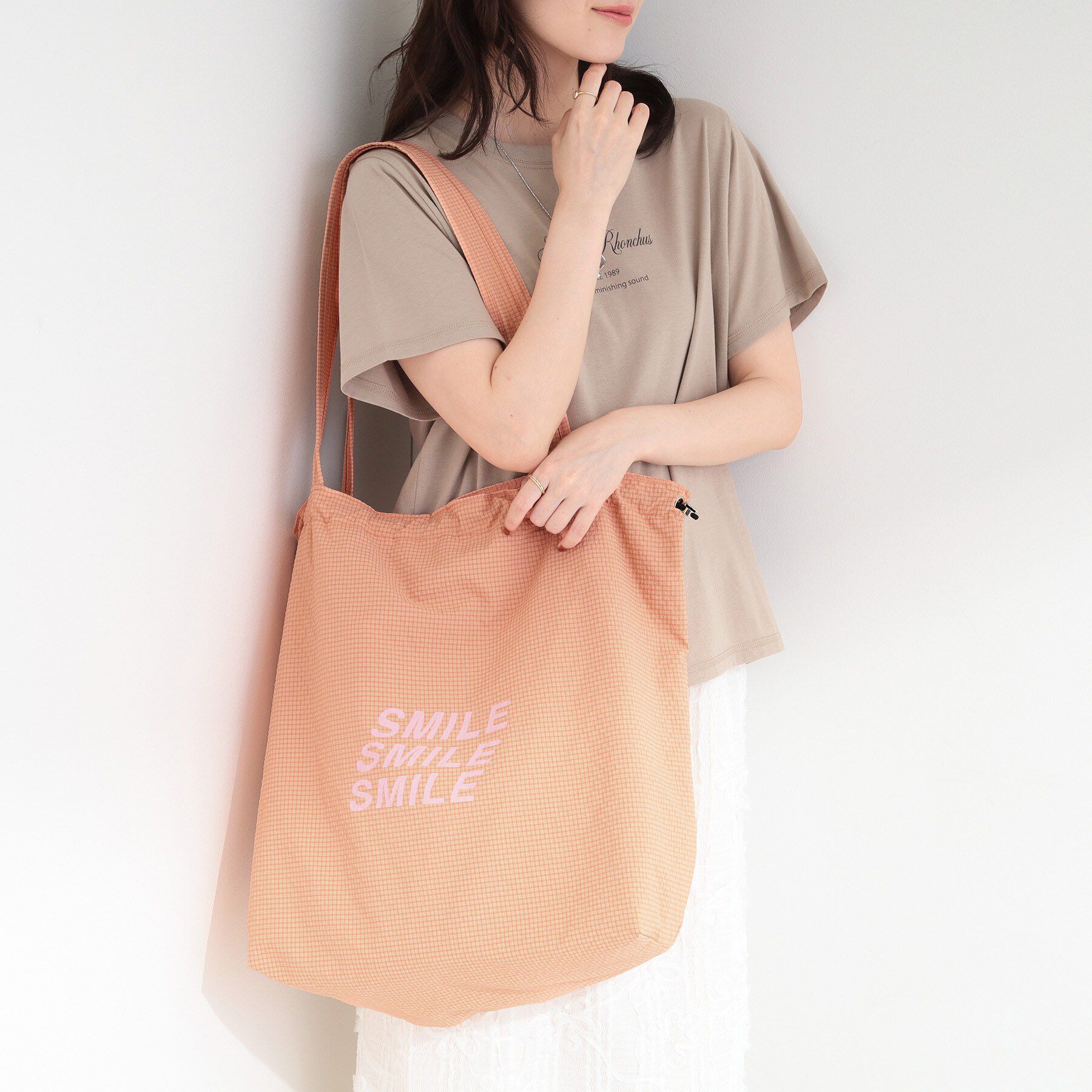 SHOO･LA･RUE「ロゴプリントトートバッグ」|トートバッグ|