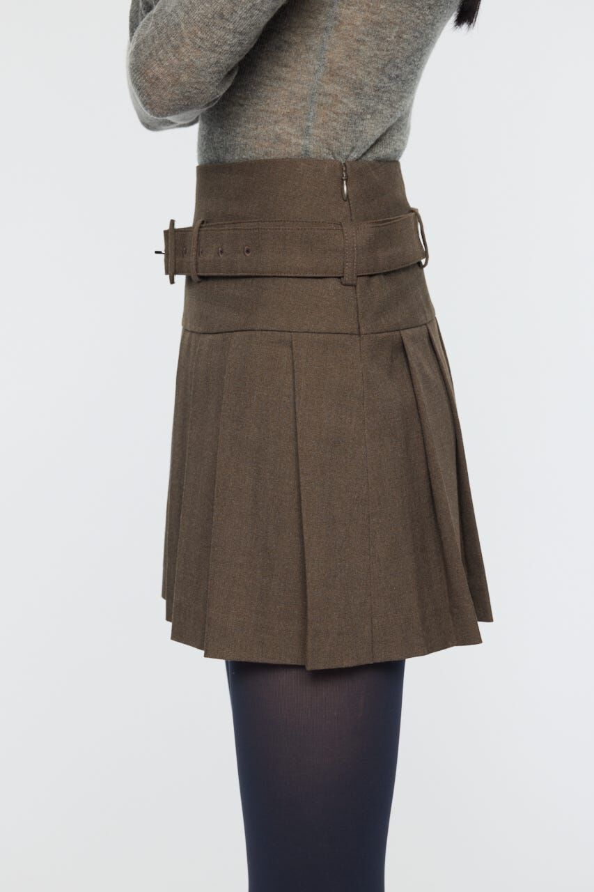 MOUSSY「LOW SLUNG PLEATED MINI スカート」|スカート|