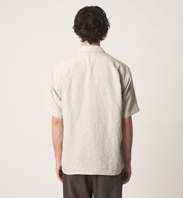 UNITED ARROWS「トリアセテート/ポリエステル ツイル オープンカラーシャツ」|シャツ・ブラウス|