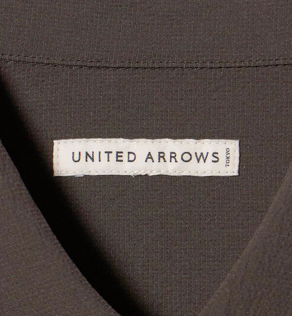 UNITED ARROWS「DotAir ドットエア ミリタリー ショートスリーブ シャツ 吸水速乾 タテストレッチ」|シャツ・ブラウス|