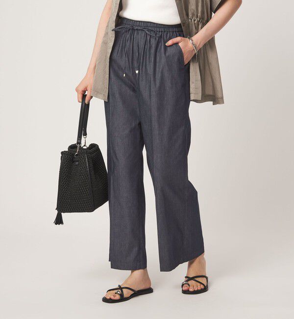 UNITED ARROWS green label relaxing「［size SHORT/TALLあり］ライト デニム ニーハイフレアパンツ」|その他|