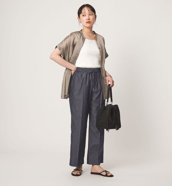 UNITED ARROWS green label relaxing「［size SHORT/TALLあり］ライト デニム ニーハイフレアパンツ」|その他|