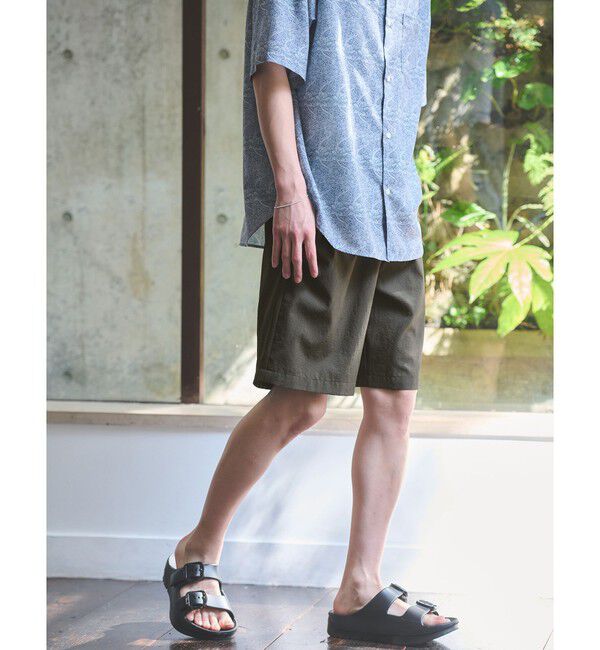 UNITED ARROWS green label relaxing「Dot Air ワイド ユーティリティー ショート パンツ ショーツ -ストレッチ-」|その他|MD.GRAY
