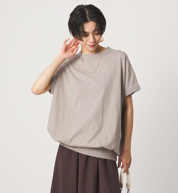 UNITED ARROWS green label relaxing「ガーゼテンジク フォルム Tシャツ」|Tシャツ・カットソー|BEIGE