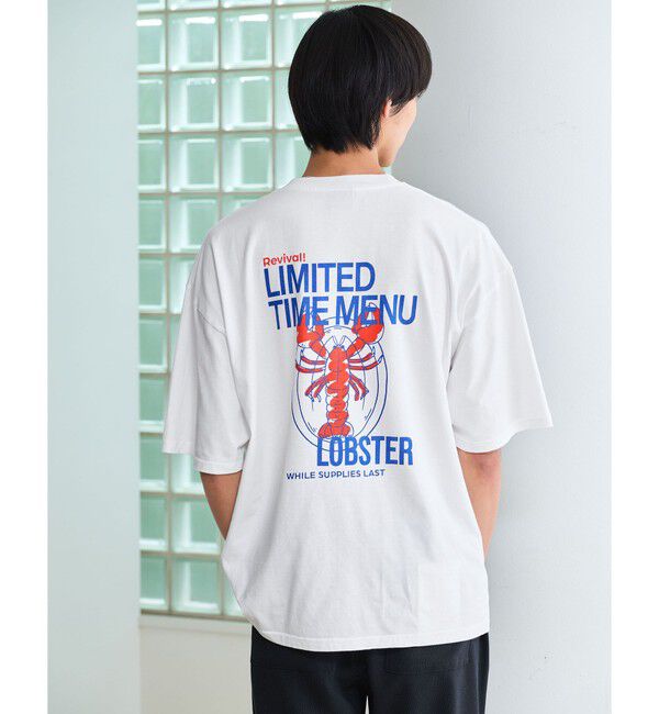 UNITED ARROWS green label relaxing「【別注】＜SCREEN STARS＞GLR シーフード 半袖 Tシャツ」|Tシャツ・カットソー|WHITE