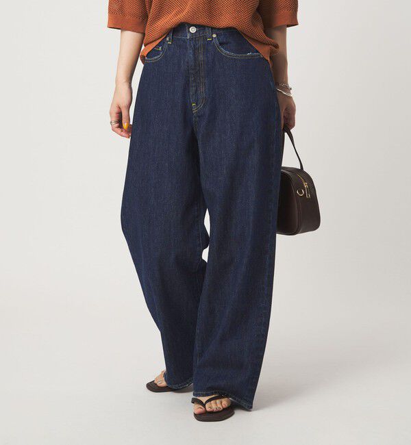 UNITED ARROWS green label relaxing「［size SHORT/TALLあり］ワイド デニム パンツ」|デニム|