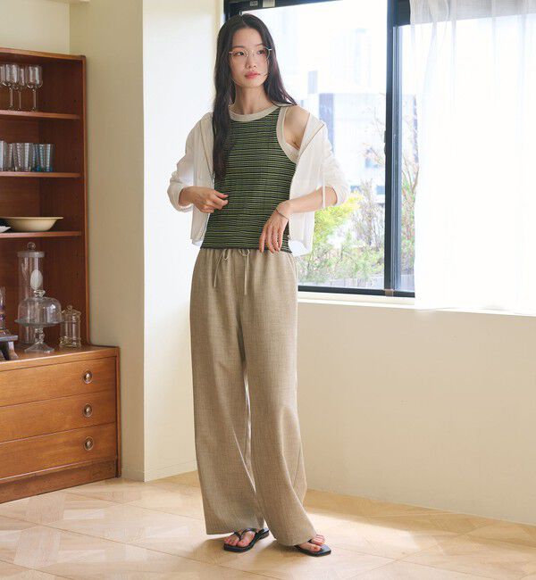 BEAUTY&YOUTH UNITED ARROWS「リネンライク ライトイージーパンツ ウォッシャブル 防シワ」|その他|