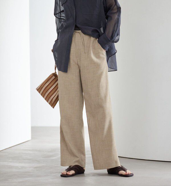 BEAUTY&YOUTH UNITED ARROWS「リネンライク ライトイージーパンツ ウォッシャブル 防シワ」|その他|