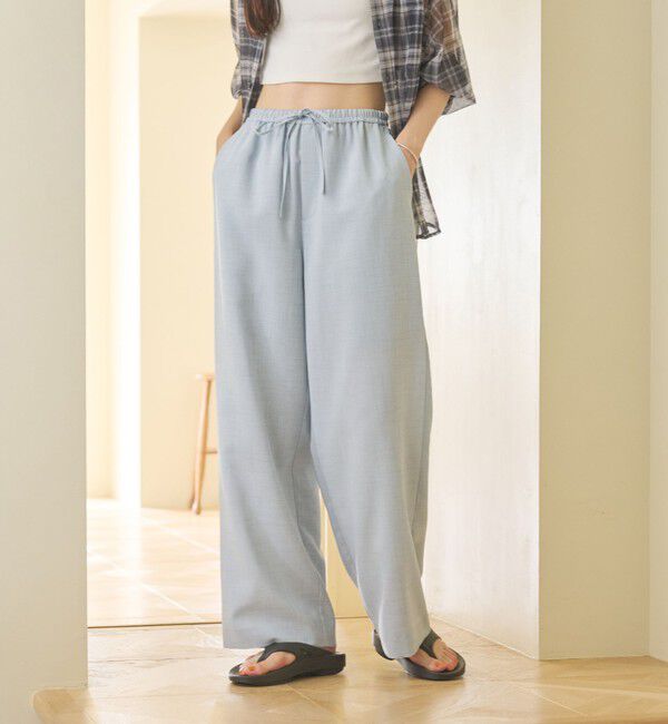 BEAUTY&YOUTH UNITED ARROWS「リネンライク ライトイージーパンツ ウォッシャブル 防シワ」|その他|
