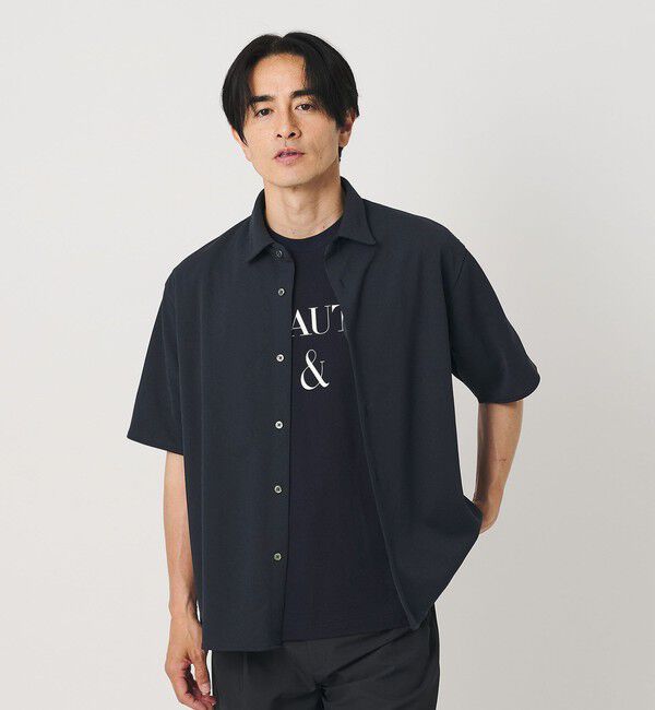 BEAUTY&YOUTH UNITED ARROWS「ドライ スムース ジャージー ショートスリーブシャツ 吸水速乾」|シャツ・ブラウス|
