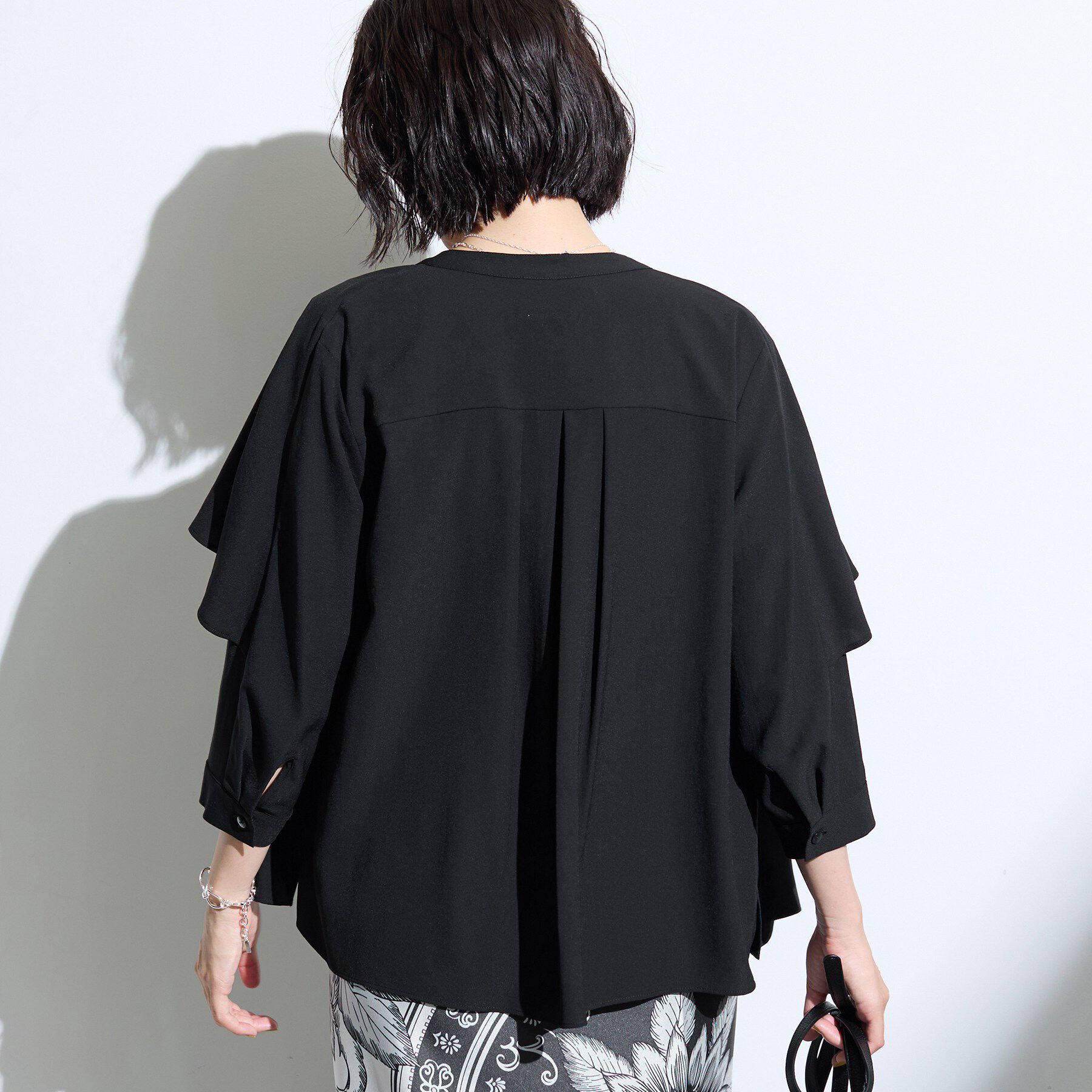 INDIVI「【新作登場！着る日傘】 ケープ風ブラウス」|シャツ・ブラウス|