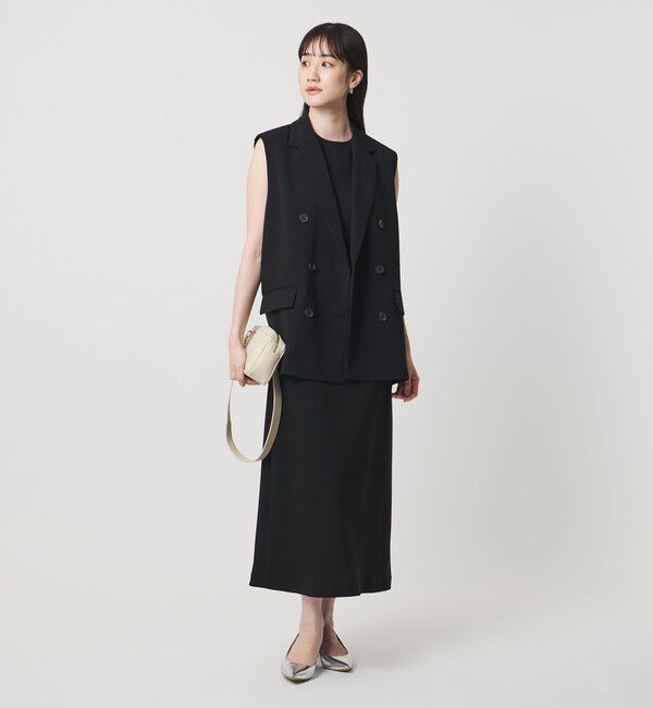 UNITED ARROWS「Drapy テーラード ミドル ベスト」|ベスト・ジレ|